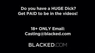 Blacked - Sybil borotvált vaginája néger dárdát akart