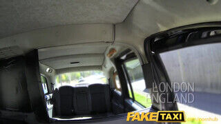 FakeTaxi - kopasz barna bige méretes valaga megrakva