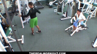 TheRealWorkout - Charley Chase edzés után meghágva
