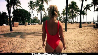 TheRealWorkout - A hatalmas fenekű Kelsi keményen meghágva
