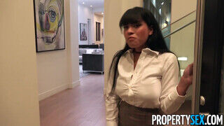 PropertySex - Aryana Amatista a méretes cickós dél amerikai