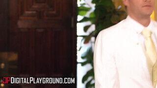 DigitalPlayground - Bridgette B és Aubree Valentine édeshármasban közösülnek