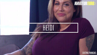 CastingFrancais - Heidi Van Horny a csinos csöcsös pipi