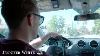 Naughty America - Jennifer White popóba reszelve
