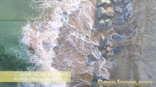 Zsenge orosz fekete Mary Rock keményen megdöngetve