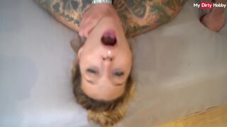 Brutális német amatőr milf orálozza a hatalmas fasznak