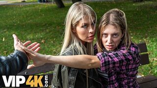 Világos Szőke gyönyörű Zlata Shine megcsalja barátnőjét méretes faszos főnökkel