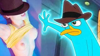 Perry a platypus popókáját tele spricceli dr. doofenshmirtz