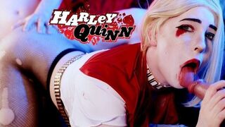 Hatalmas pöcs a harley quinn jelmezben - Mollyredwolf csábítása